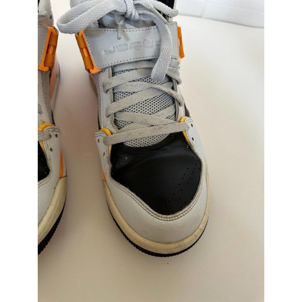 Jordan Flight 45 2014 Pure Platinum Atomic Mango 644846-016 Men's Size 12 - Picture 7 of 15